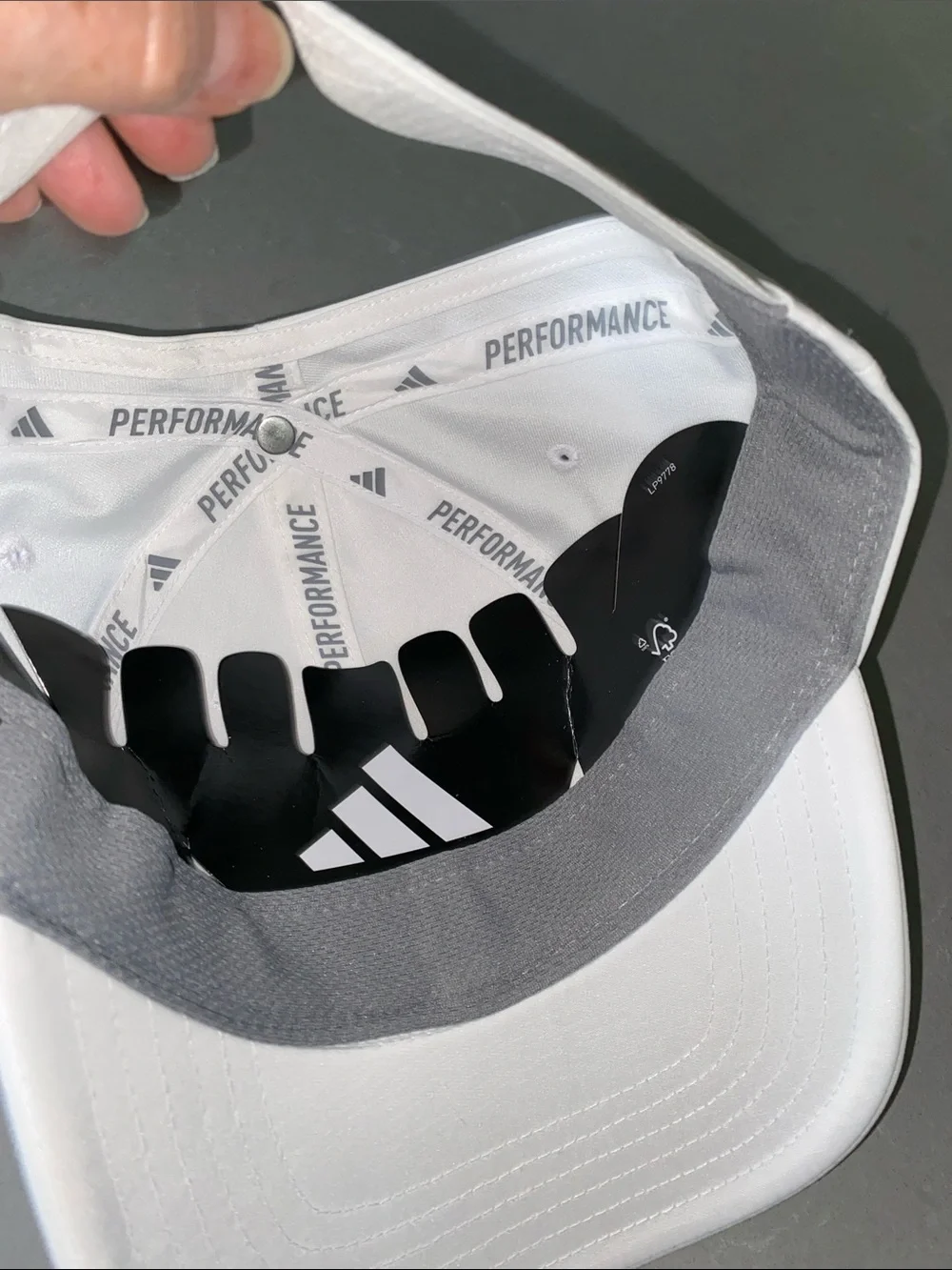 adidas Performance Climacool Open Backless Ponytail Athletic Baseball Cap NWOT